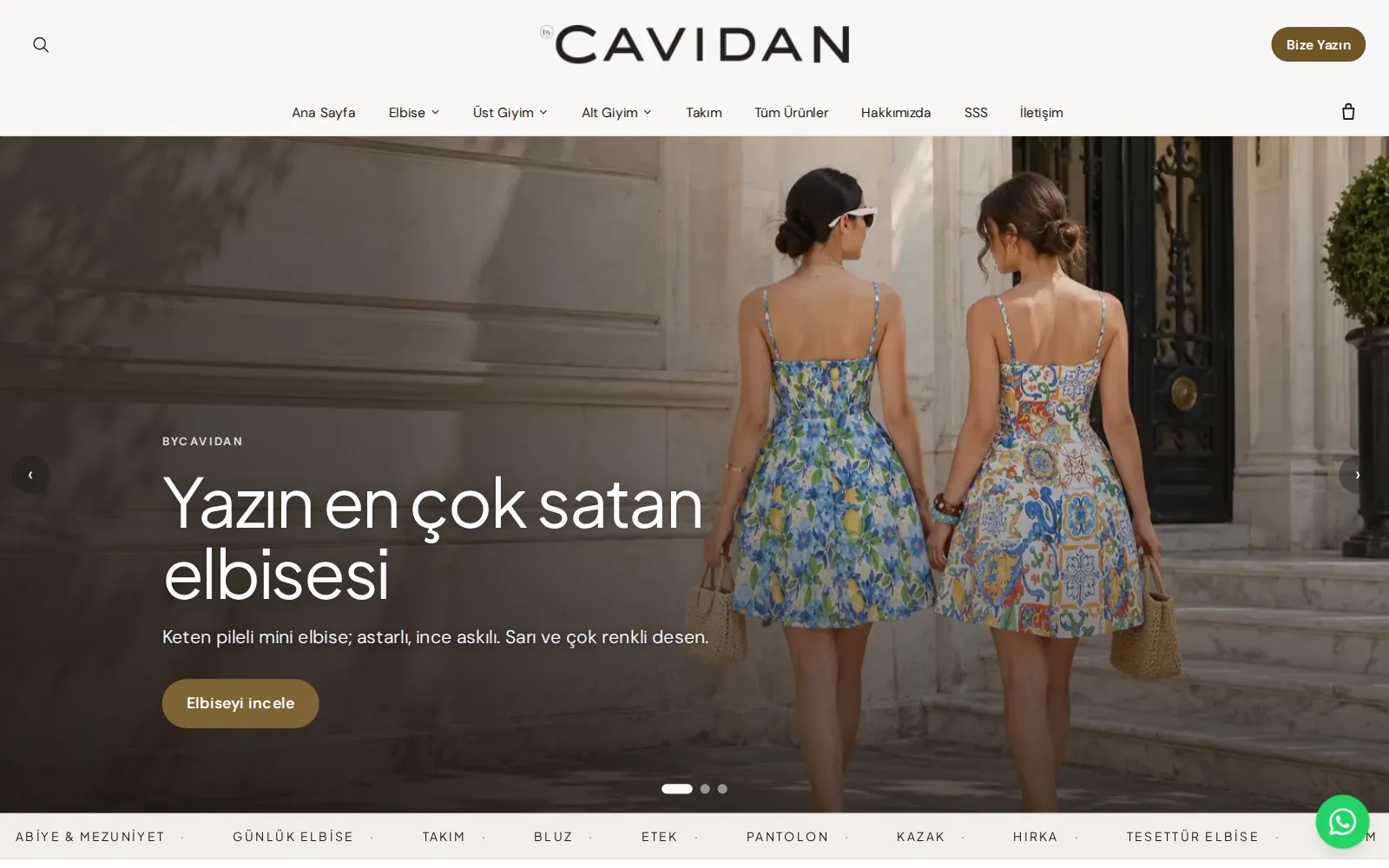 byCavidan mağazası ana sayfası